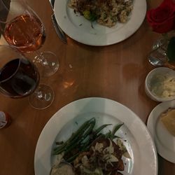 Taproot Tavern - Risotto and crab cakes