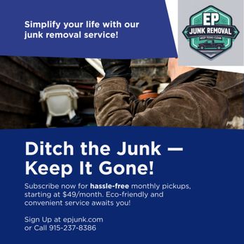 EP Junk Removal - Junk Removal & Hauling Near Me - El Paso, Texas EP Junk Removal - Junk Removal & Hauling Near Me - El Paso, Texas
