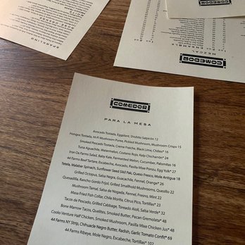 Comedor - Menu - Mexican Near Me - Austin, Texas