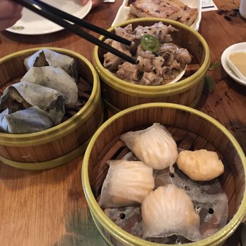 Koi Palace - Shrimp dumplings, lotus leaf sticky rice, short ribs with black bean sauce - Dim Sum Near Me - Milpitas, California Koi Palace - Shrimp dumplings, lotus leaf sticky rice, short ribs with black bean sauce - Dim Sum Near Me - Milpitas, California
