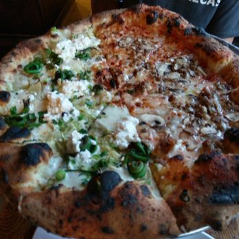 Artie's - half spring, half tartufi large pie - Pizza Near Me - Maplewood, New Jersey
