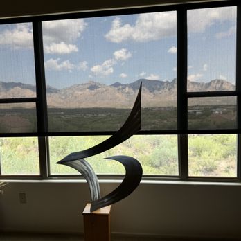 Aztec Blinds and Shutters - Roller shade in Oro Valley Arizona. Options include; motorized, 3% screen, open roll. - Shades & Blinds Near Me - Tucson, Arizona
