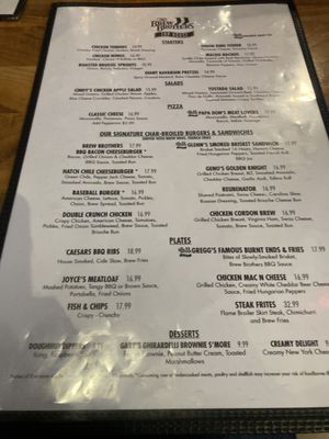Menu photo 5 The Brew Brothers Tap House Laughlin, NV Menu photo 5 The Brew Brothers Tap House Laughlin, NV