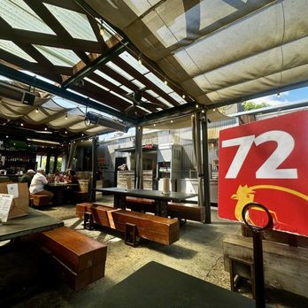 The Crack Shack - Seating area and bar - New American Near Me - San Diego, California