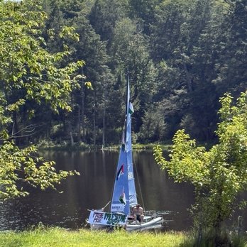 Camp Kinderland - Our first sail boat!!!! - Summer Camps Near Me - Tolland, Massachusetts Camp Kinderland - Our first sail boat!!!! - Summer Camps Near Me - Tolland, Massachusetts