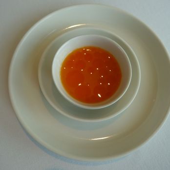 Geranium - Lobster, Milk, Juice from Fermented Carrots, Sea Buckthorn 07/05/17 @endoedibles on Instagram for more - Scandinavian Near Me - Copenhagen, 84