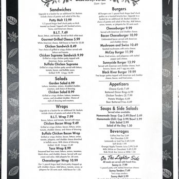 Sunnyside Cafe - Current menu 11/15/2025 - Diners Near Me - Black River Falls, Wisconsin Sunnyside Cafe - Current menu 11/15/2025 - Diners Near Me - Black River Falls, Wisconsin