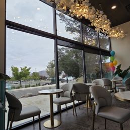 Inside the restaurant