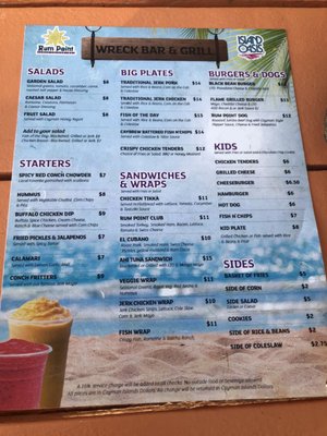 Menu photo 1 Wreck Bar & Grill Schroon Lake, NY Menu photo 1 Wreck Bar & Grill Schroon Lake, NY