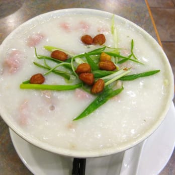 Congee Noodle King - Diced fresh oyster & minced pork congee (6.21.10) - Chinese Near Me - Vancouver, British Columbia Congee Noodle King - Diced fresh oyster & minced pork congee (6.21.10) - Chinese Near Me - Vancouver, British Columbia