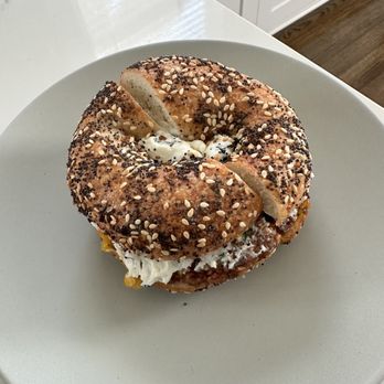 The Bagelry - The GECCO on an everything bagel - Bagels Near Me - Cincinnati, Ohio The Bagelry - The GECCO on an everything bagel - Bagels Near Me - Cincinnati, Ohio