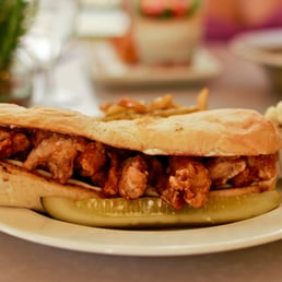 Garlic Chicken Mac Salad Sandwich Garlic Chicken Mac Salad Sandwich