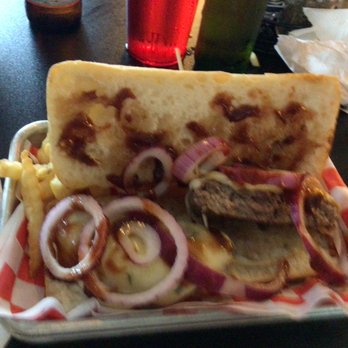 Palmerton Pub - 8 ounce cheeseburger on ciabatta roll - Pubs Near Me - Palmerton, Pennsylvania Palmerton Pub - 8 ounce cheeseburger on ciabatta roll - Pubs Near Me - Palmerton, Pennsylvania