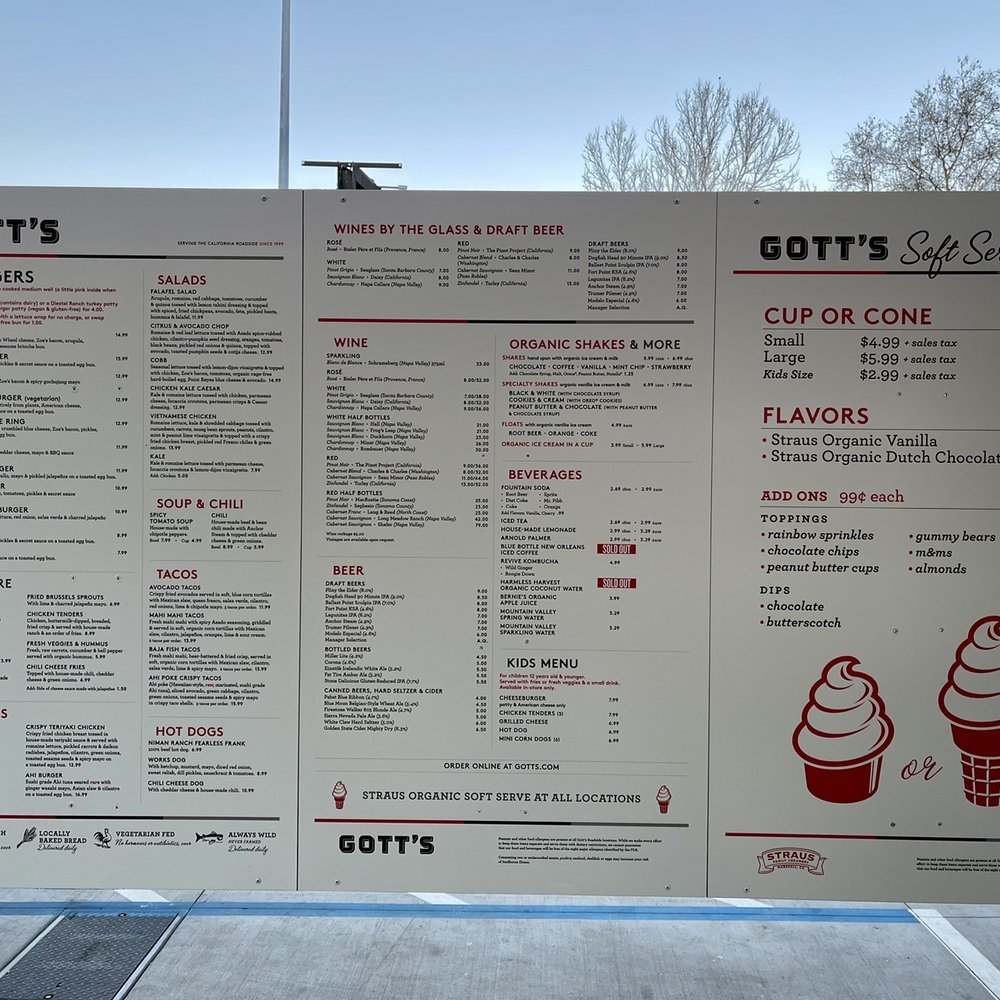 Gott's St. Helena - Menu - Burgers Near Me - Saint Helena, California Gott's St. Helena - Menu - Burgers Near Me - Saint Helena, California