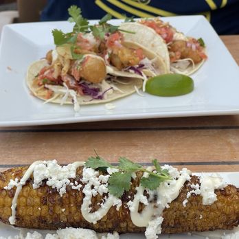 Tipsy Tails - Corn and fish taco - Seafood Near Me