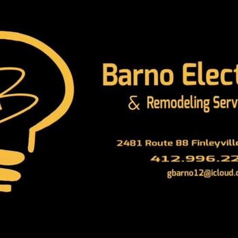 Barno Electrical & Remodeling Services - Electricians Near Me - Finleyville, Pennsylvania Barno Electrical & Remodeling Services - Electricians Near Me - Finleyville, Pennsylvania