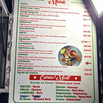 Tacos Guerrero - Menu - Tacos Near Me Tacos Guerrero - Menu - Tacos Near Me