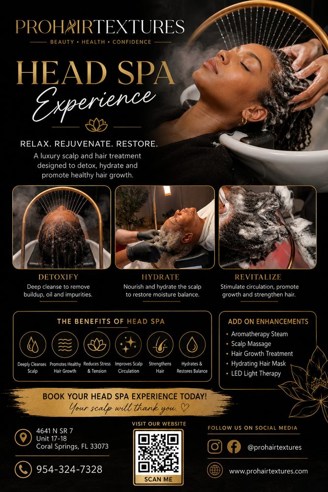 ProHair Textures Beauty Salon Logo
