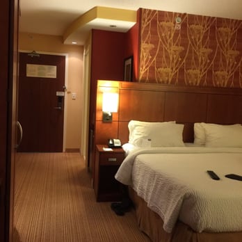 Courtyard by Marriott Bethlehem Lehigh Valley/I-78 - This room has a fridge. Compared to my Vegas room at the Excalibur.  It's cleaner too. - Hotels Near Me - Bethlehem, Pennsylvania