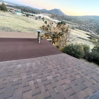 Barcenas Roofing - 2 different materials after completion - Roofing Near Me