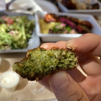 Mazra - Super moist and flavorful falafel - Mediterranean Near Me - San Bruno, California