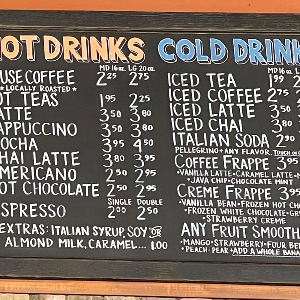 The Corner Market - Drink menu 4.15.23 - Florists Near Me - Dallas, Texas The Corner Market - Drink menu 4.15.23 - Florists Near Me - Dallas, Texas