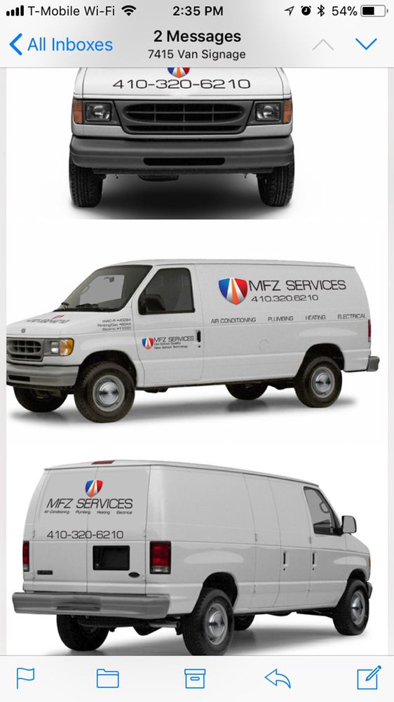 Slide of MFZ Air conditioning, Plumbing & Heating