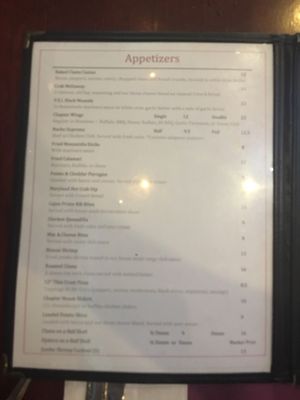 Menu photo 7 Chapter House Howell, NJ