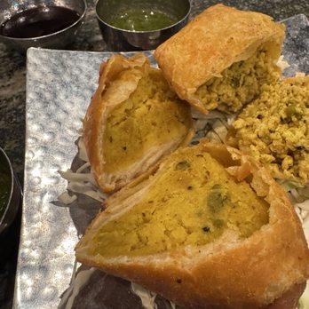 Dakshin Indian Bistro - Chicken/potato samosas - Indian Near Me - Columbus, Ohio