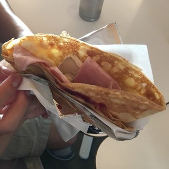 Melange Creperie - The Michelle - ham, brie, and plum jam yummy!! - Creperies Near Me - Houston, Texas Melange Creperie - The Michelle - ham, brie, and plum jam yummy!! - Creperies Near Me - Houston, Texas