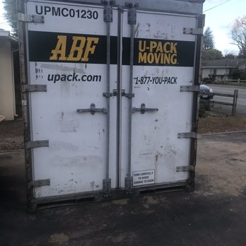 U-Pack Moving - A single cube in driveway. - Movers Near Me - San Jose, California