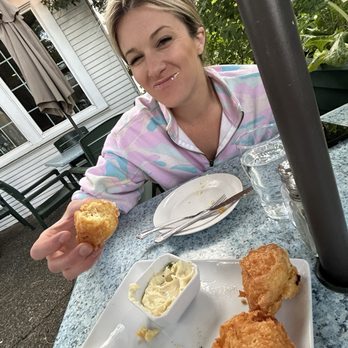Lilys - Corn Beignets were delish! - New American Near Me - Mount Shasta, California