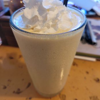 Dixie Crossroads - Orange creamsicle alcoholic smoothie. Definitely worth the money. - Seafood Near Me - Titusville, Florida Dixie Crossroads - Orange creamsicle alcoholic smoothie. Definitely worth the money. - Seafood Near Me - Titusville, Florida