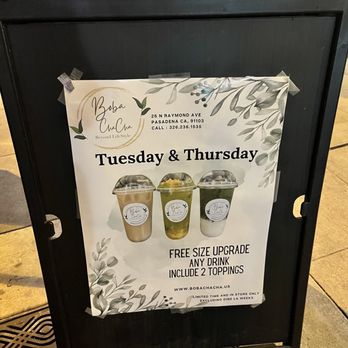 BoBa ChaCha Pasadena - Coffee & Tea Near Me - Pasadena, California BoBa ChaCha Pasadena - Coffee & Tea Near Me - Pasadena, California