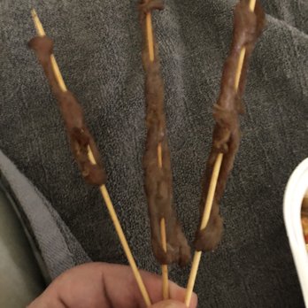 Li's Cafe - This is what they call beef on a skewer. Pathetic - Chinese Near Me - El Paso, Texas Li's Cafe - This is what they call beef on a skewer. Pathetic - Chinese Near Me - El Paso, Texas