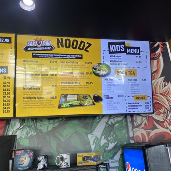 Bakudan -Asian Street Fare- - Closer view of menu. - Asian Fusion Near Me - Melbourne, Florida Bakudan -Asian Street Fare- - Closer view of menu. - Asian Fusion Near Me - Melbourne, Florida