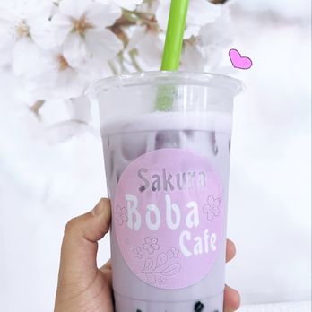 Sakura Boba Cafe - Taro milk tea with boba - Juice Bars & Smoothies Near Me - Victorville, California