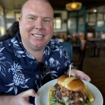 Denny's - Michael Russell with a Triple Juicy Burger and French Fries - Diners Near Me - Torrance, California Denny's - Michael Russell with a Triple Juicy Burger and French Fries - Diners Near Me - Torrance, California