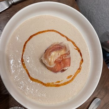 Mamou - Garlic almond soup - Brasseries Near Me - New Orleans, Louisiana Mamou - Garlic almond soup - Brasseries Near Me - New Orleans, Louisiana