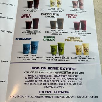 SoBoL - Menu - Acai Bowls Near Me - Astoria, New York