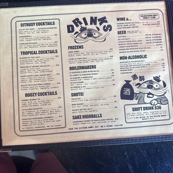 King BBQ - Drink Menu - Barbeque Near Me - North Charleston, South Carolina