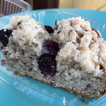 The Sunflower - Lavender and blackberry coffee cake - Bakeries Near Me - Idyllwild, California