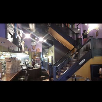 Mellow Mushroom Columbia - Andrew swept them stairs while that table was right there being occupied with people and food - Pizza Near Me - Columbia, South Carolina Mellow Mushroom Columbia - Andrew swept them stairs while that table was right there being occupied with people and food - Pizza Near Me - Columbia, South Carolina
