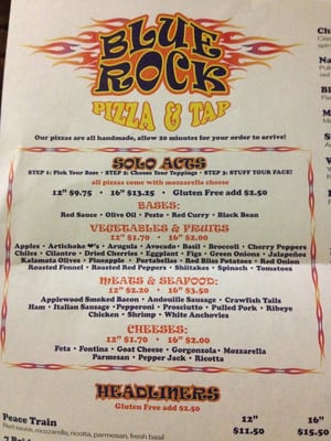 Menu photo 8 Blue Rock Pizza & Tap High Point, NC Menu photo 8 Blue Rock Pizza & Tap High Point, NC