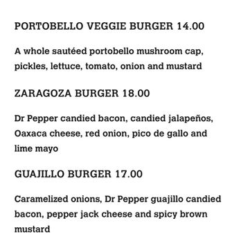Freds Texas Cafe - The burger I ordered list of ingredients - Bars Near Me - Crowley, Texas