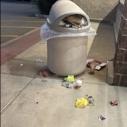 Garbage over flowing