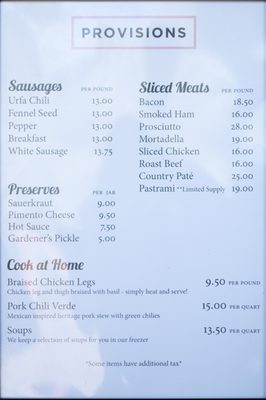Menu photo 7 Contimo Provisions Napa, CA