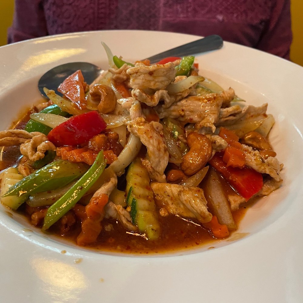 Thai Udon Cafe - Spicy Cashew Nut with pork - Thai Near Me - Naples, Florida