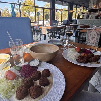 Turkish Kitchen - Falafel and mixed shish - Mediterranean Near Me - Brandon, Florida