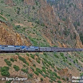 California Zephyr - California Zephyr in Byers Canyon (by Kevin Morgan) - Trains Near Me - Chicago, Illinois California Zephyr - California Zephyr in Byers Canyon (by Kevin Morgan) - Trains Near Me - Chicago, Illinois